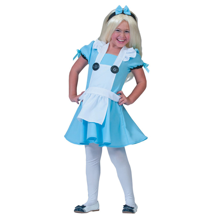 Alice Märchen Kostüm für Mädchen | Hellblau