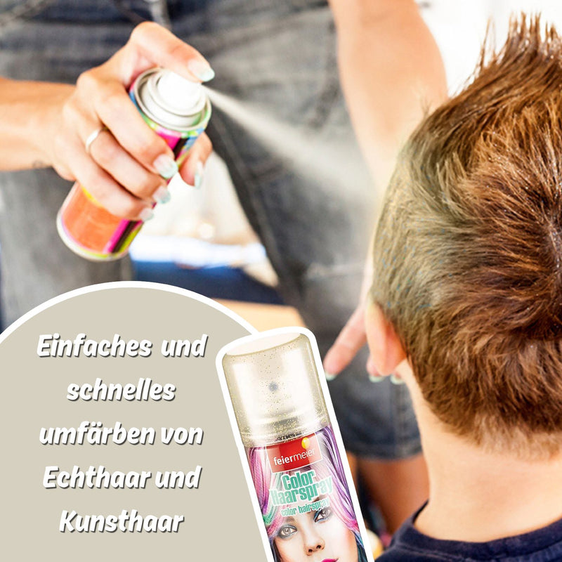 Feiermeier "Glitter Haarspray" 125 ml | Gold