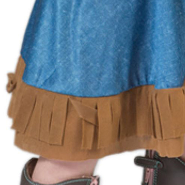 Cowgirl Kostüm "Arizona" für Mädchen | Blau Rot - Kinder Cowboykostüm