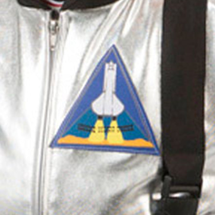 Astronauten Kostüm "Tobias" für Kinder | Silber Metallic