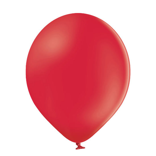 25 Stk. Luftballon Unifarben Ø 30cm | Rot #101