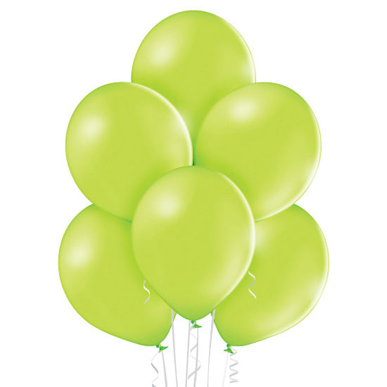 25 Stk. Luftballon Unifarben Ø 30cm | Apfelgrün #008