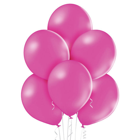 25 Stk. Luftballon Unifarben Ø 30cm | Pink/Rose #010