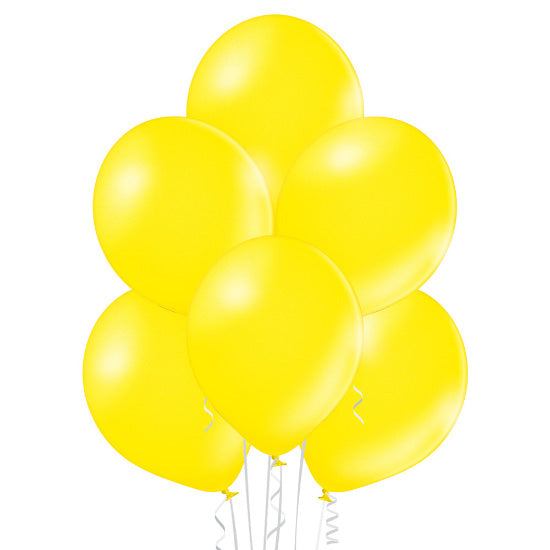 25 Stk. Luftballon Uni Metallic Ø 30cm |  Gelb #082