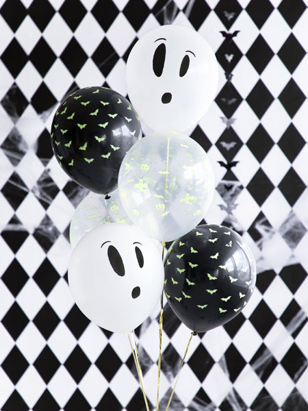 Luftballon Set "UV Halloween Geister" | Ø27 cm - 3Stk.