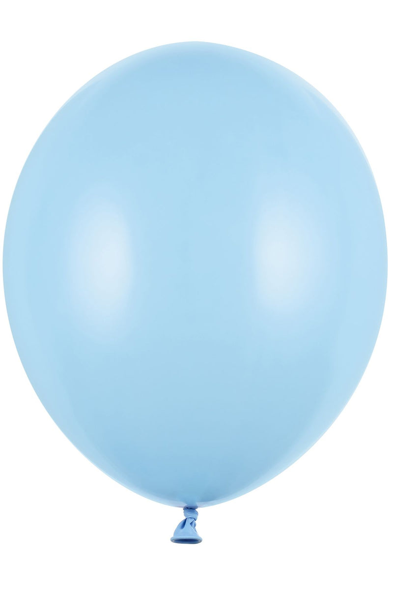 50 Stk. Luftballon Ø30cm "Uni Pastell" | Baby Blau
