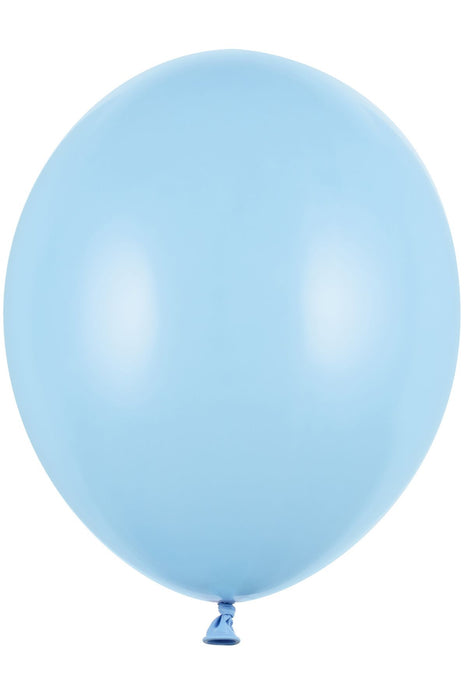50 Stk. Luftballon Ø30cm "Uni Pastell" | Baby Blau