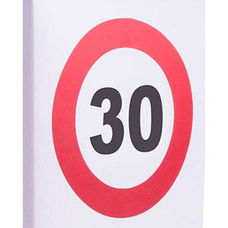 Ballongewicht 170g "Tüte Verkehrsschild #30"