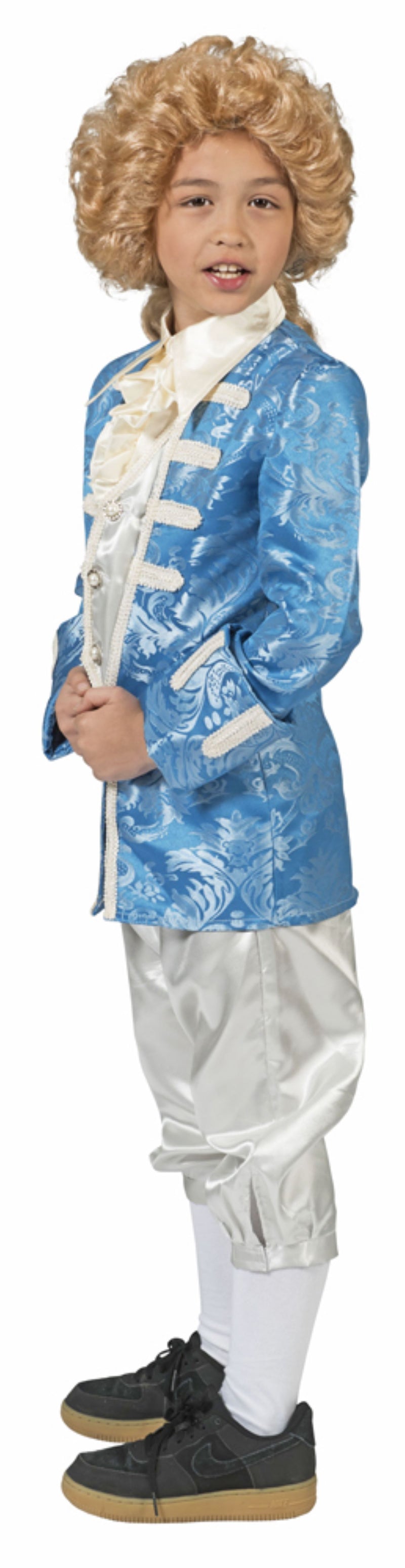 Barock Kostüm "Johannes" mit Gehrock für Jungen | Hellblau