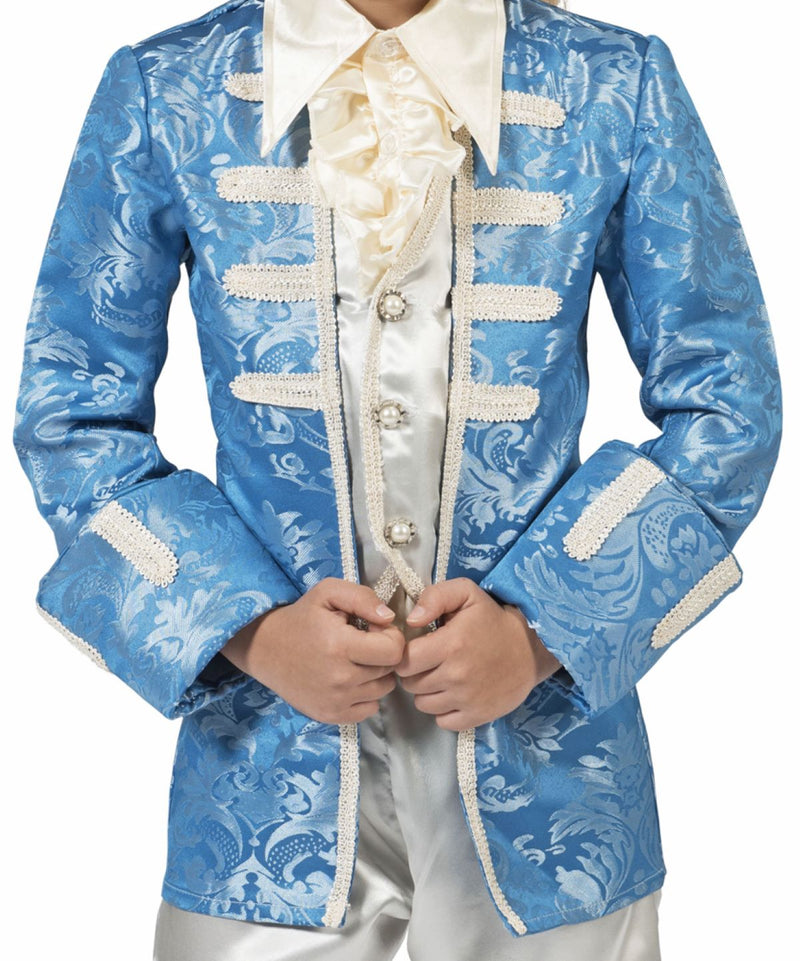 Barock Kostüm "Johannes" mit Gehrock für Jungen | Hellblau