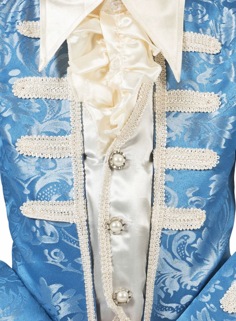 Barock Kostüm "Johannes" mit Gehrock für Jungen | Hellblau