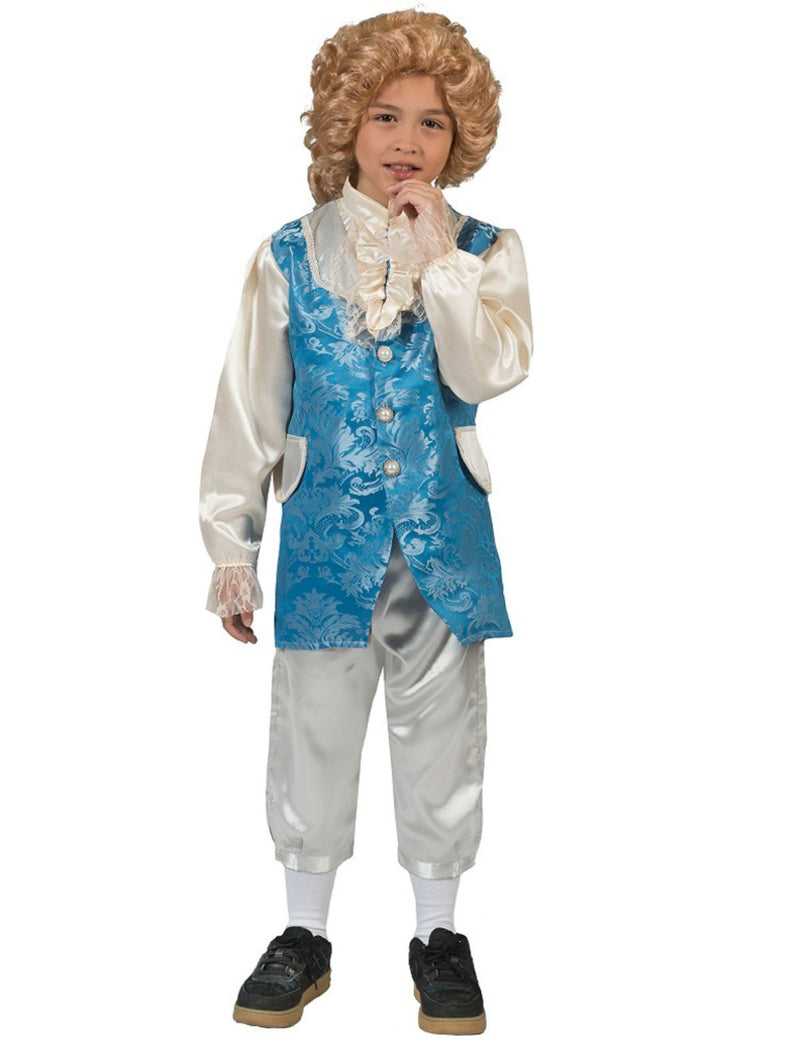 Barock Kostüm "Johannes" mit Weste für Jungen | Hellblau