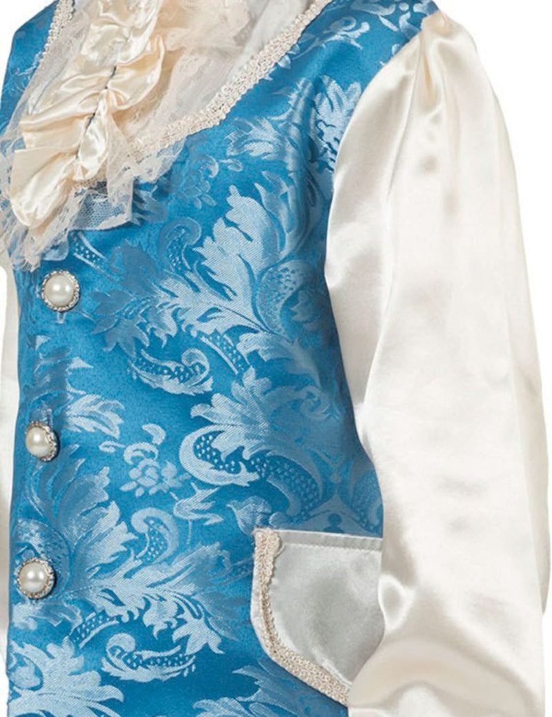 Barock Kostüm "Johannes" mit Weste für Jungen | Hellblau