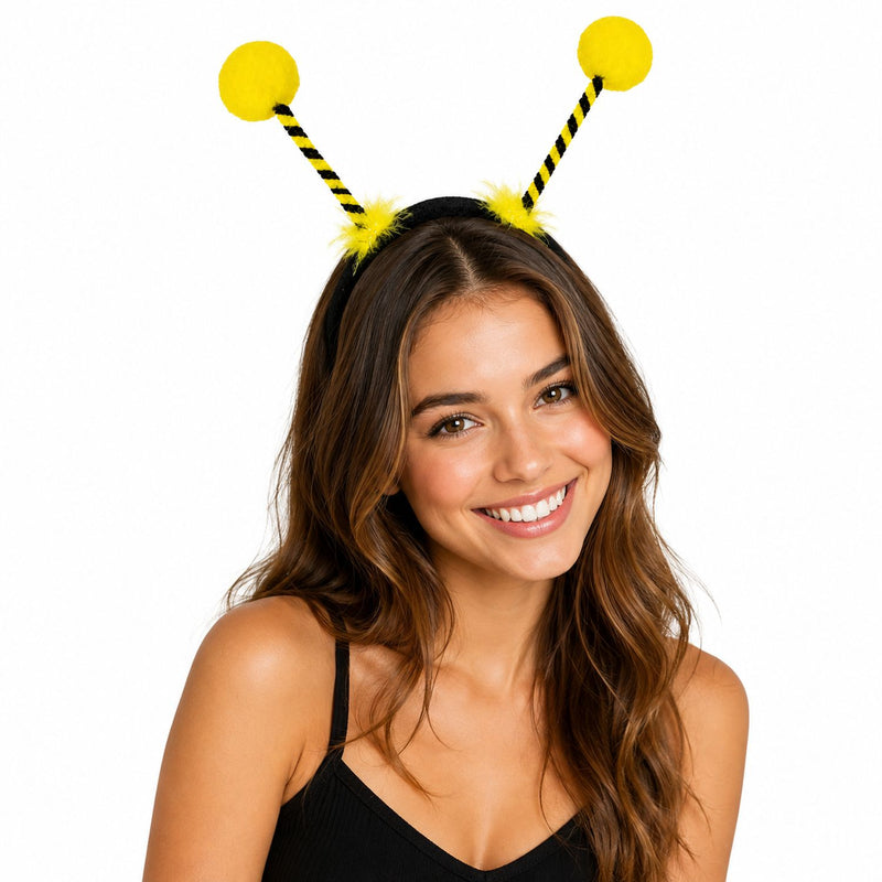 Bienen Haarreif zum Kostüm mit gelben Fühlern (OTTO)