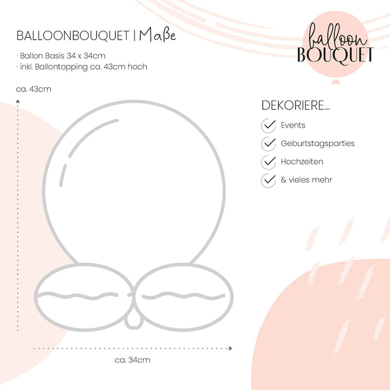 Folienballon Bouquet "Lucky Birthday"