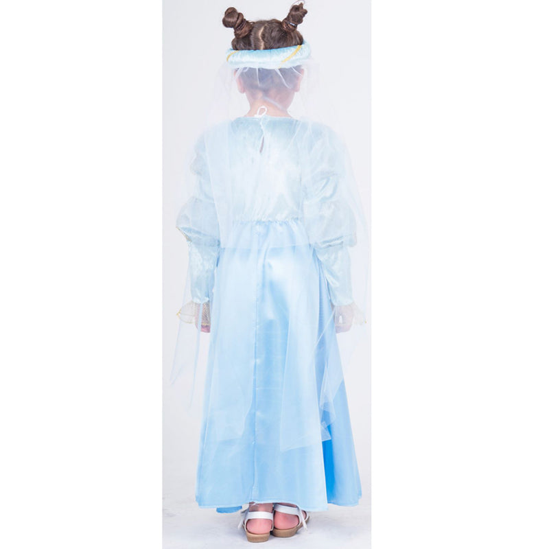 Burgfräulein Kostüm "Lady Anora" für Mädchen | Hellblau