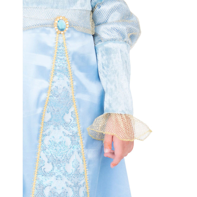 Burgfräulein Kostüm "Lady Anora" für Mädchen | Hellblau
