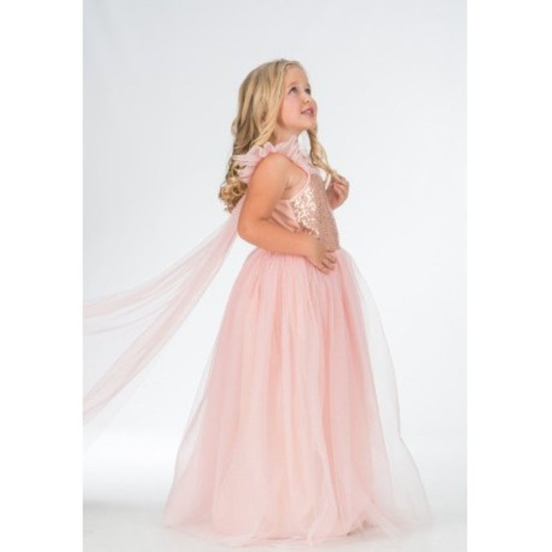 Prinzessin Kostüm "Rosalia" für Mädchen | Rosa Glitzer