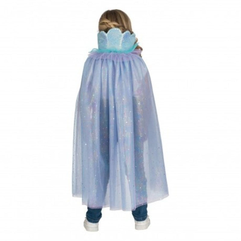 Meerjungfrau Glitzer Umhang für Mädchen | Blau