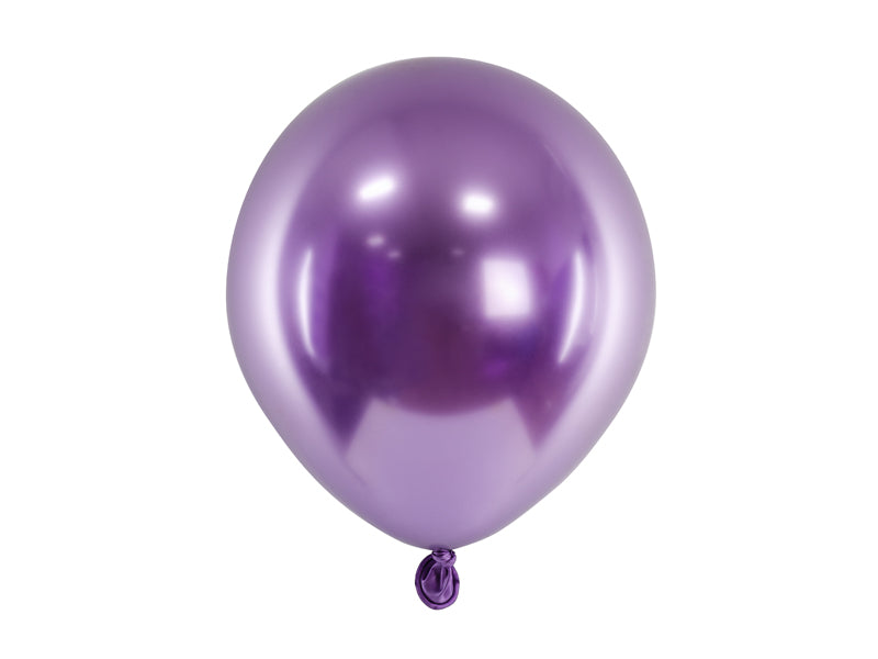 50 Stk. Luftballon Ø30cm "Uni Glossy" | Lila