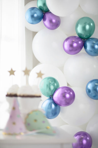 50 Stk. Luftballon Ø30cm "Uni Glossy" | Lila