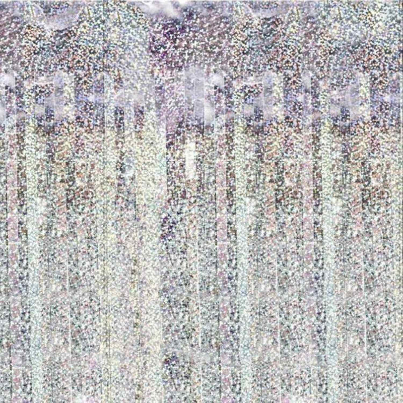 Türvorhang Lametta 100x200cm | Holografisch