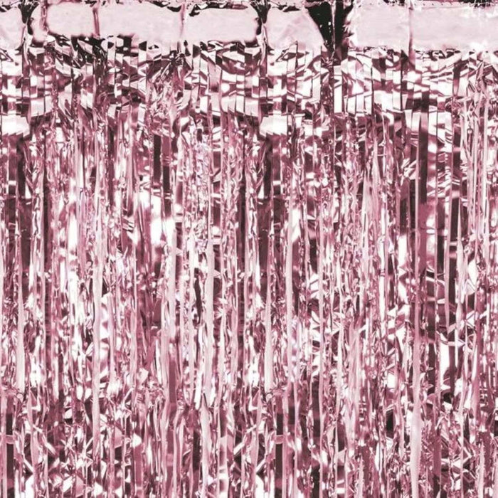 Türvorhang Lametta 100x200cm | Roségold