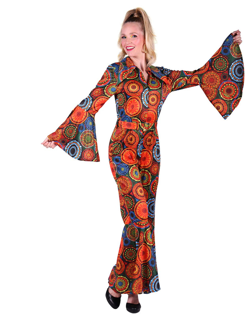 Hippie Kostüm "African Festival" für Damen | Catsuit