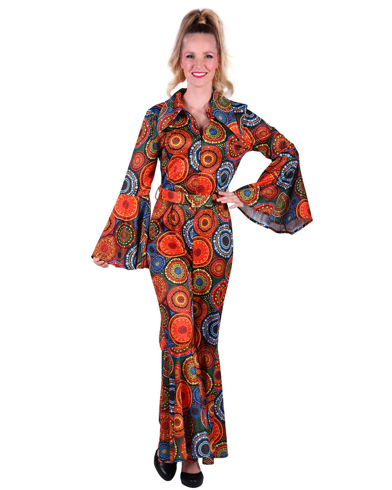Hippie Kostüm "African Festival" für Damen | Catsuit