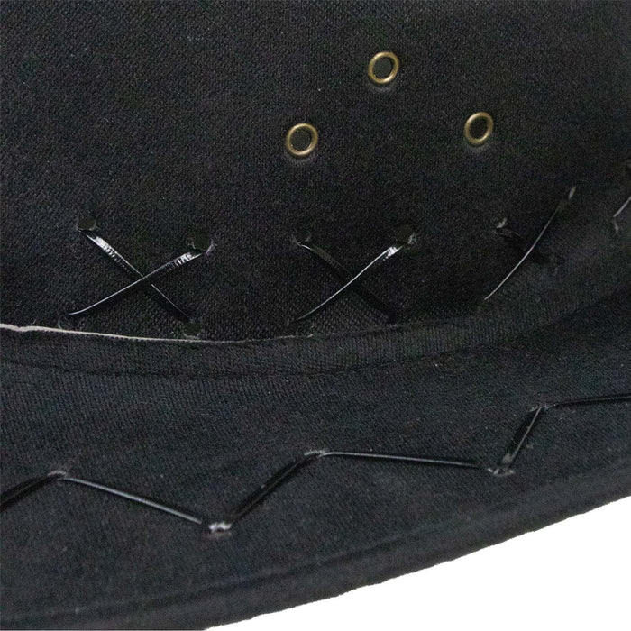 Cowboy Kostümset 9-teilg - 414044 | Schwarz - Cowboyhut, Halstuch und Bärte