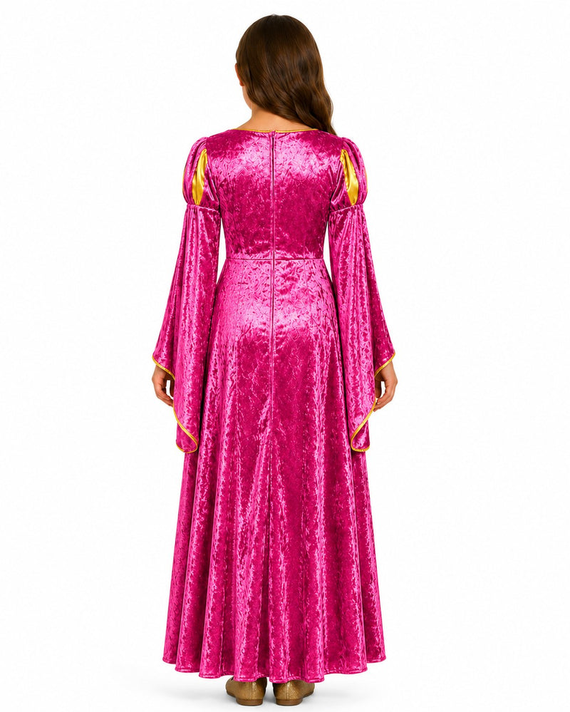 Burgfräulein Kostüm "Prinzessin Helena" für Mädchen | Pink Gold