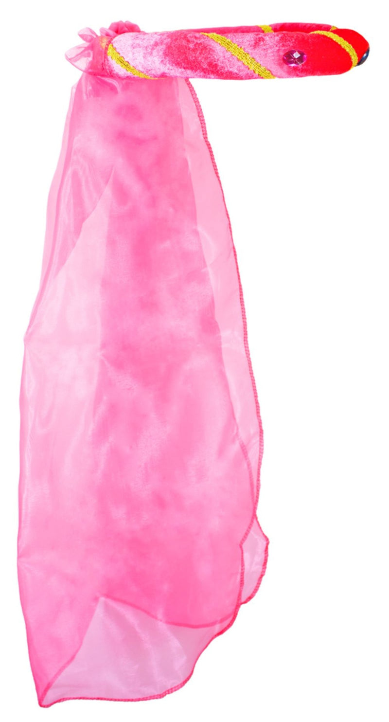 Mittelalter Haarband "Rosalin" mit Schleier für Damen | Pink