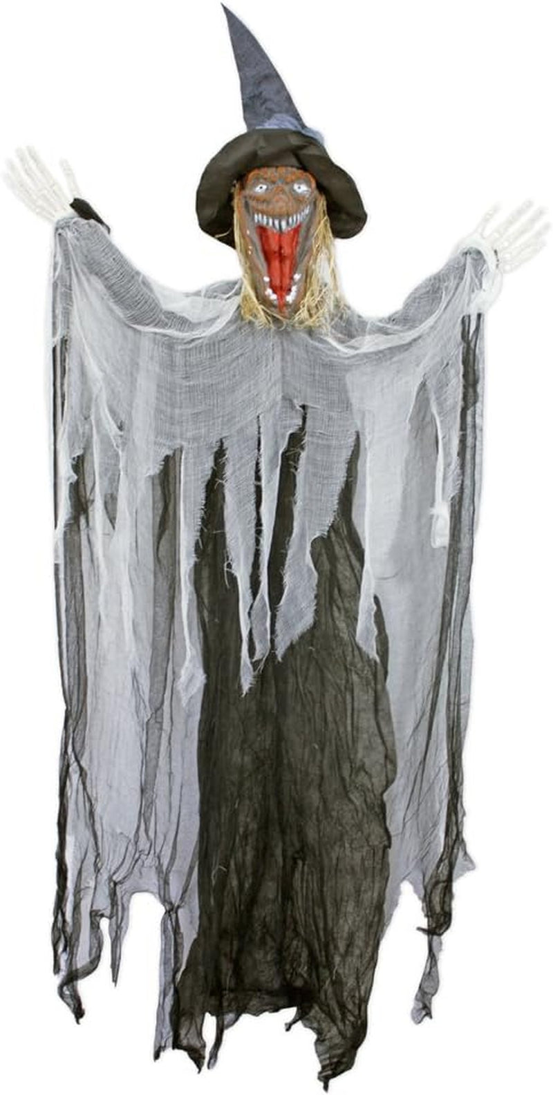 Halloween Dekoration Grusel Hexe - 170 cm | Hängefigur Geist