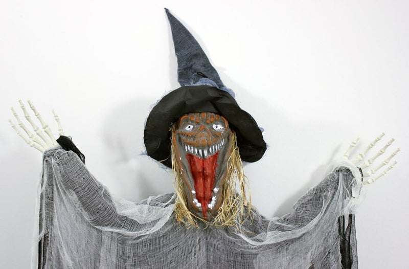Halloween Dekoration Grusel Hexe - 170 cm | Hängefigur Geist