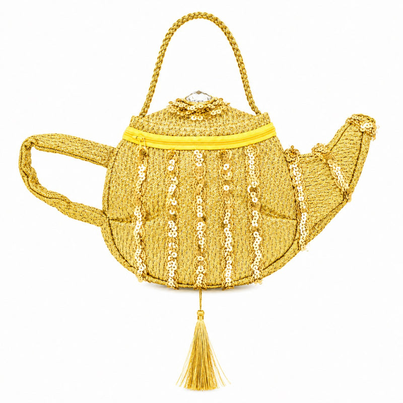 Handtasche Wunderlampe zum Märchen Kostüm | Gold