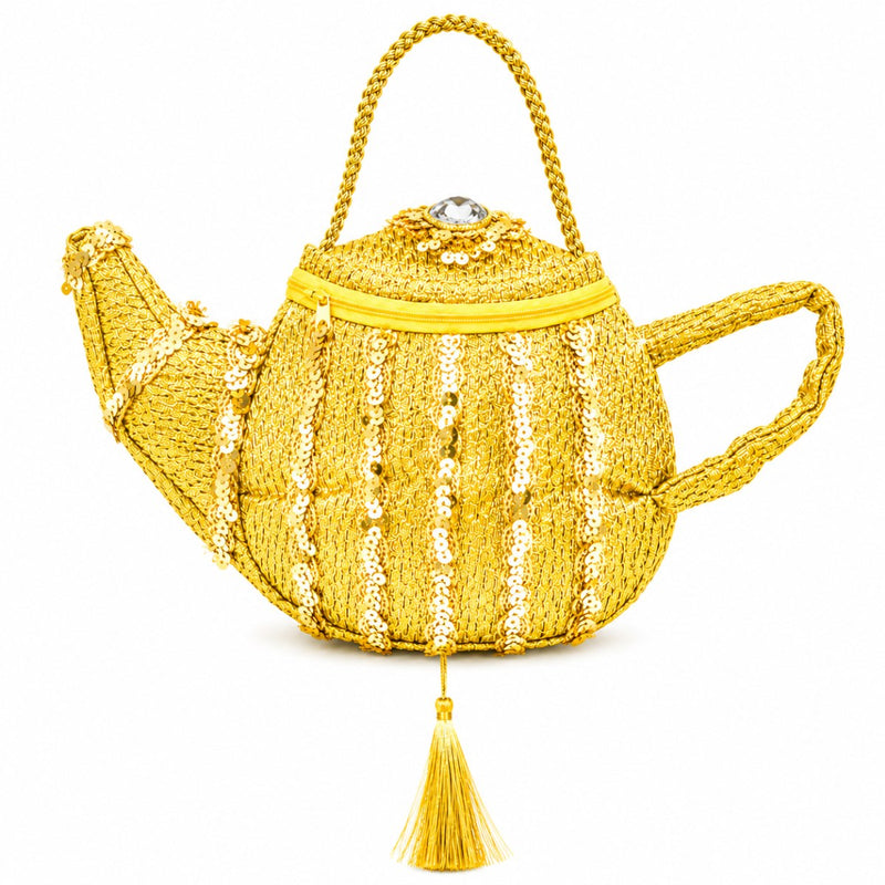 Handtasche Wunderlampe zum Märchen Kostüm | Gold