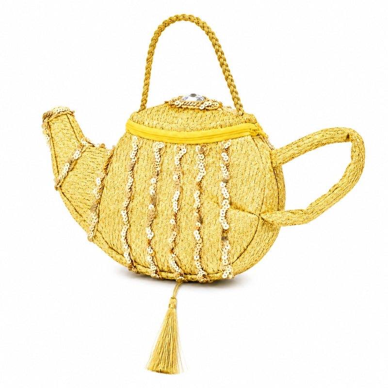 Handtasche Wunderlampe zum Märchen Kostüm | Gold