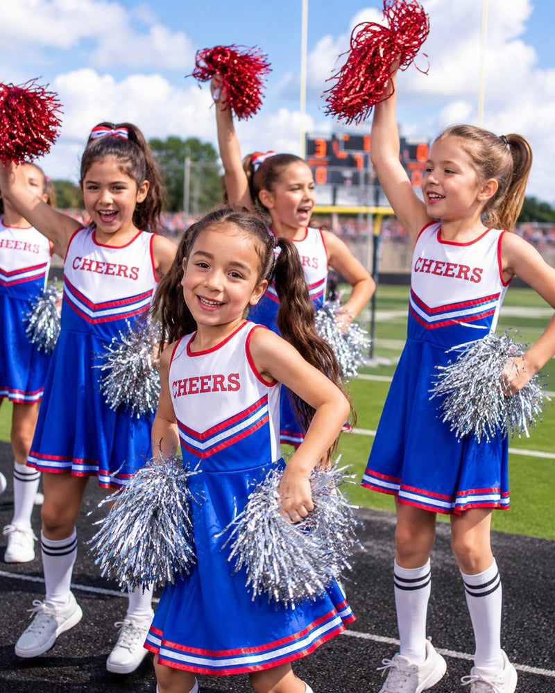 USA Cheerleader Kostüm für Mädchen | Kleid