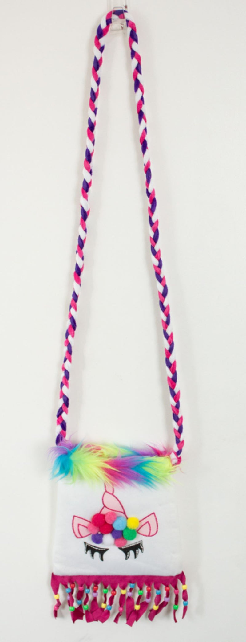 Einhorn Handtasche - Weiß - Umhängetasche JGA Karneval Einhornkostüm