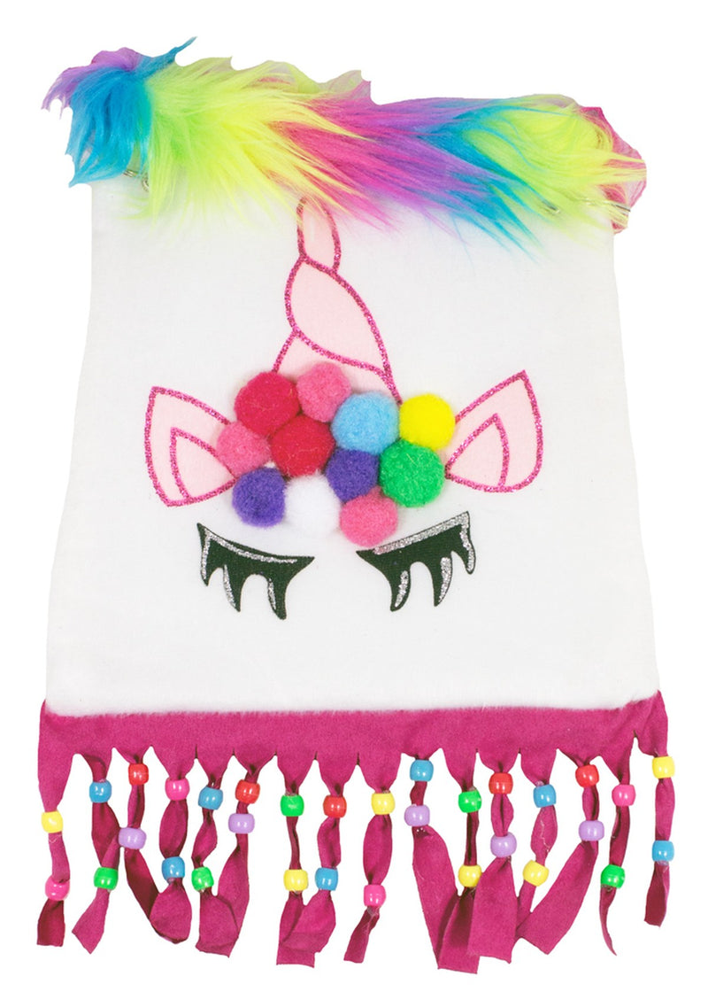 Einhorn Handtasche - Weiß - Umhängetasche JGA Karneval Einhornkostüm