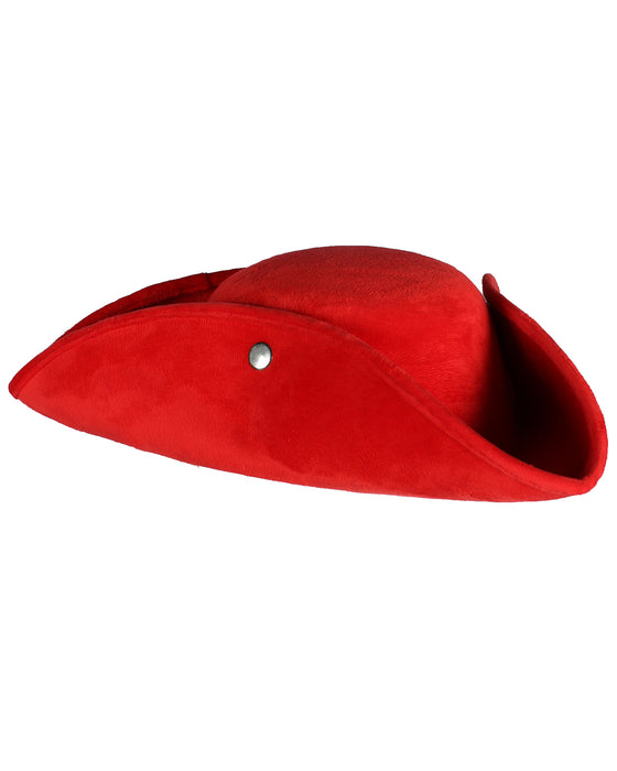 Piraten Hut Dreispitz "Top Colour" 60 cm | Rot