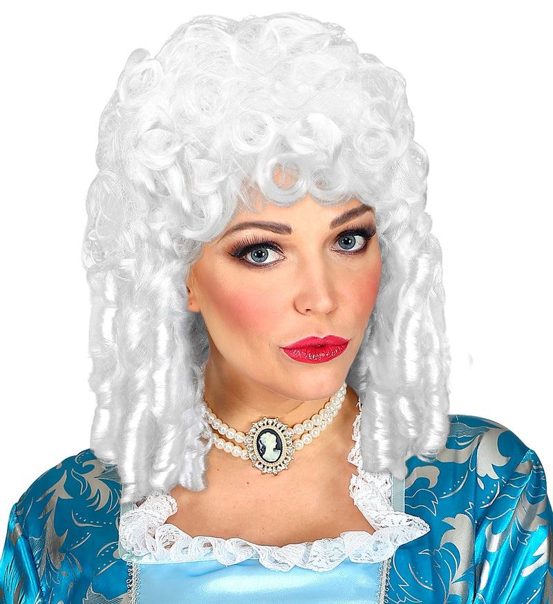 Barock Perücke "Mylady" für Damen | Weiß