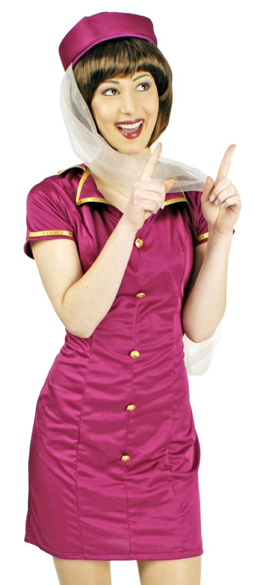 Stewardess Emira Kostüm für Damen