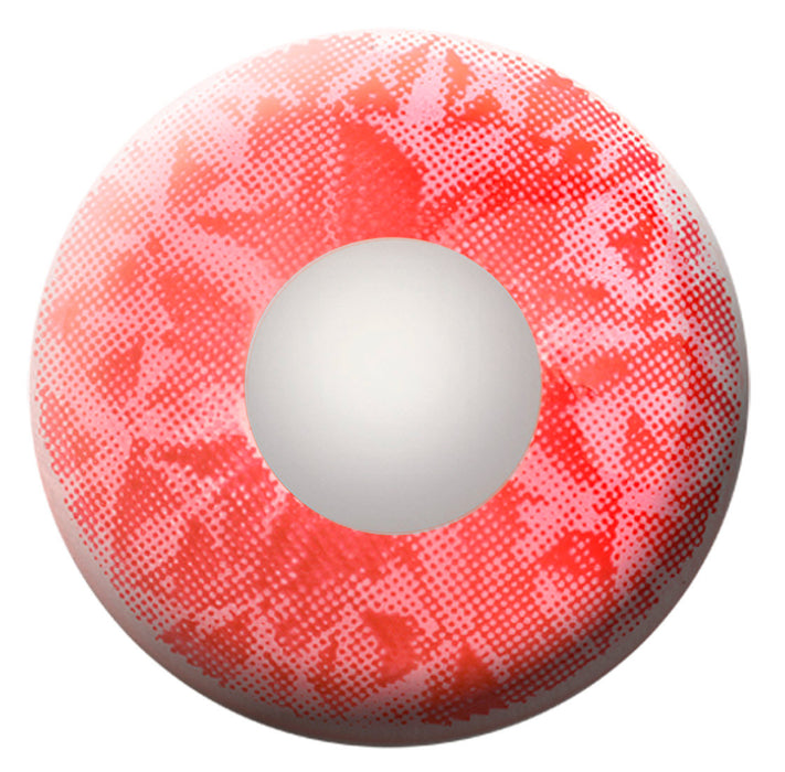 Eyecatcher Motivlinsen - farbige 3-Monats-Kontaktlinsen | m19 - Electro Red