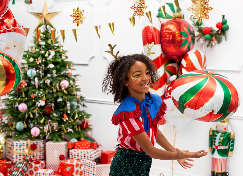 ABC18 Runder Folienballon "Candy" - Bonbon 35cm | Bunt