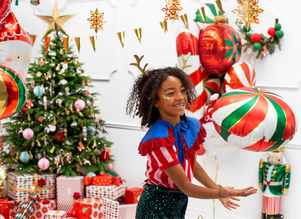 ABC18 Runder Folienballon "Candy" - Bonbon 35cm | Bunt