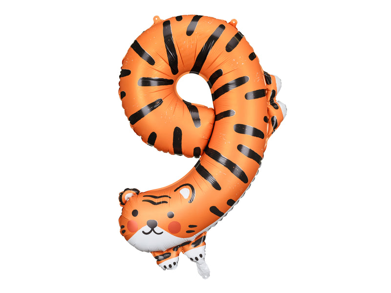 Riesenzahl #9 Tiger | ca. 64 x 87 cm