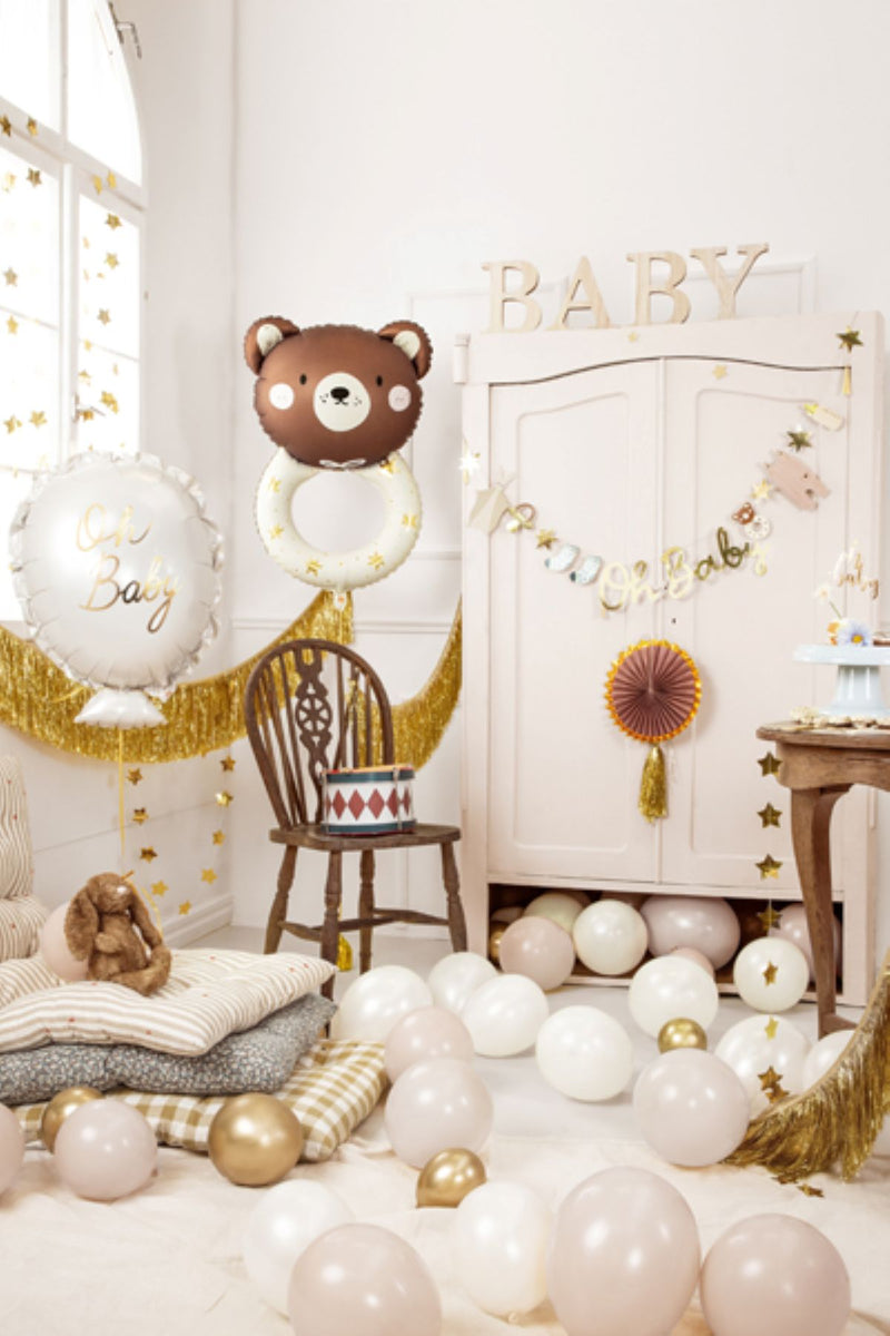 Shape Folienballon "Teddybär Rassel" | 61 x 88 cm