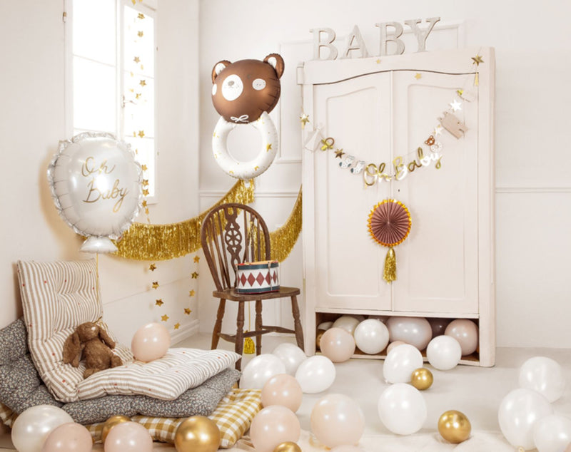 Shape Folienballon "Teddybär Rassel" | 61 x 88 cm