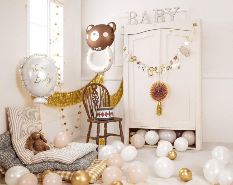 Shape Folienballon "Teddybär Rassel" | 61 x 88 cm
